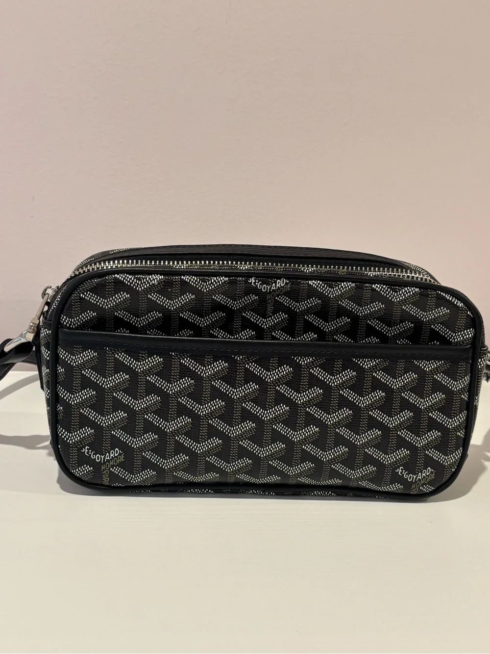 🖤Designer Inspired Black Canvas Camera/CrossbodyBag🖤